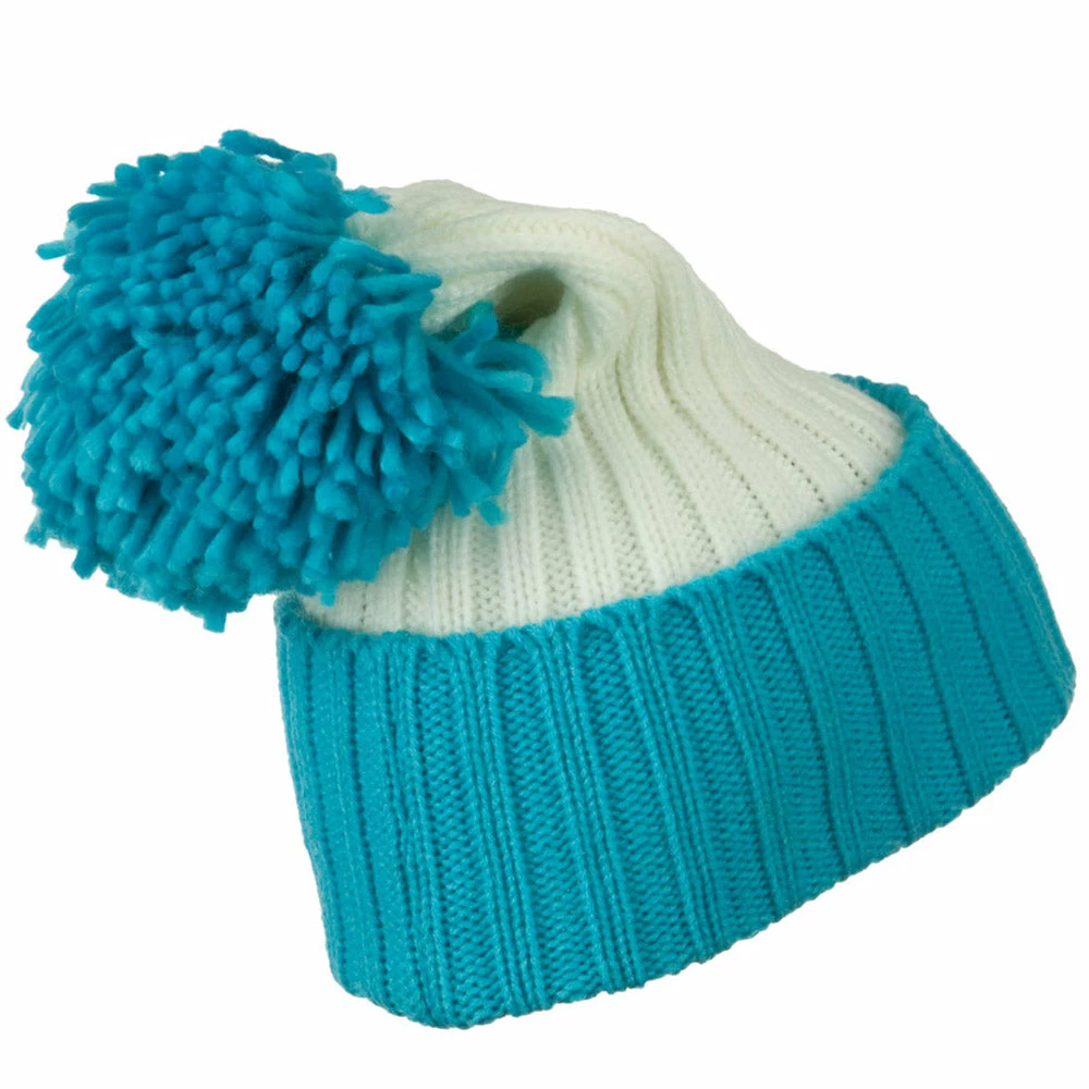 G And S Neon Knit Hat With Pom Pom - Image 19