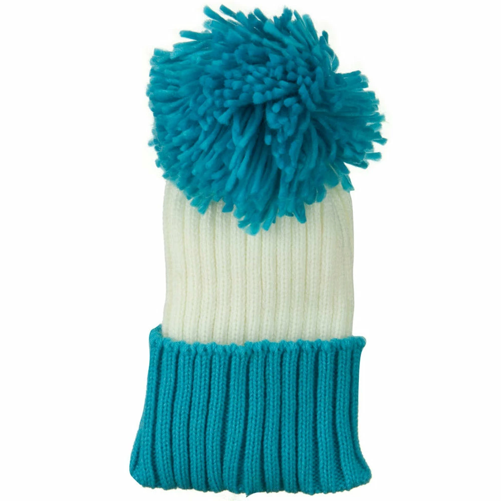 G And S Neon Knit Hat With Pom Pom - Image 20