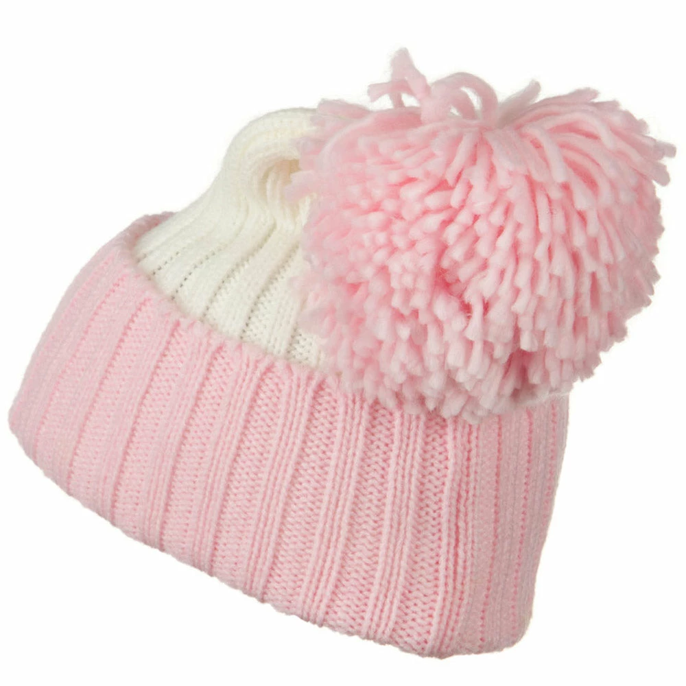 G And S Neon Knit Hat With Pom Pom - Image 24