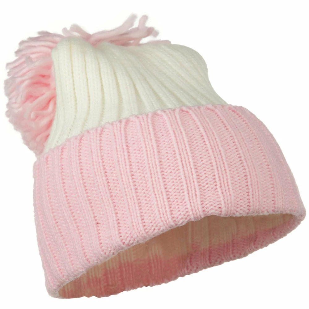 G And S Neon Knit Hat With Pom Pom - Image 25