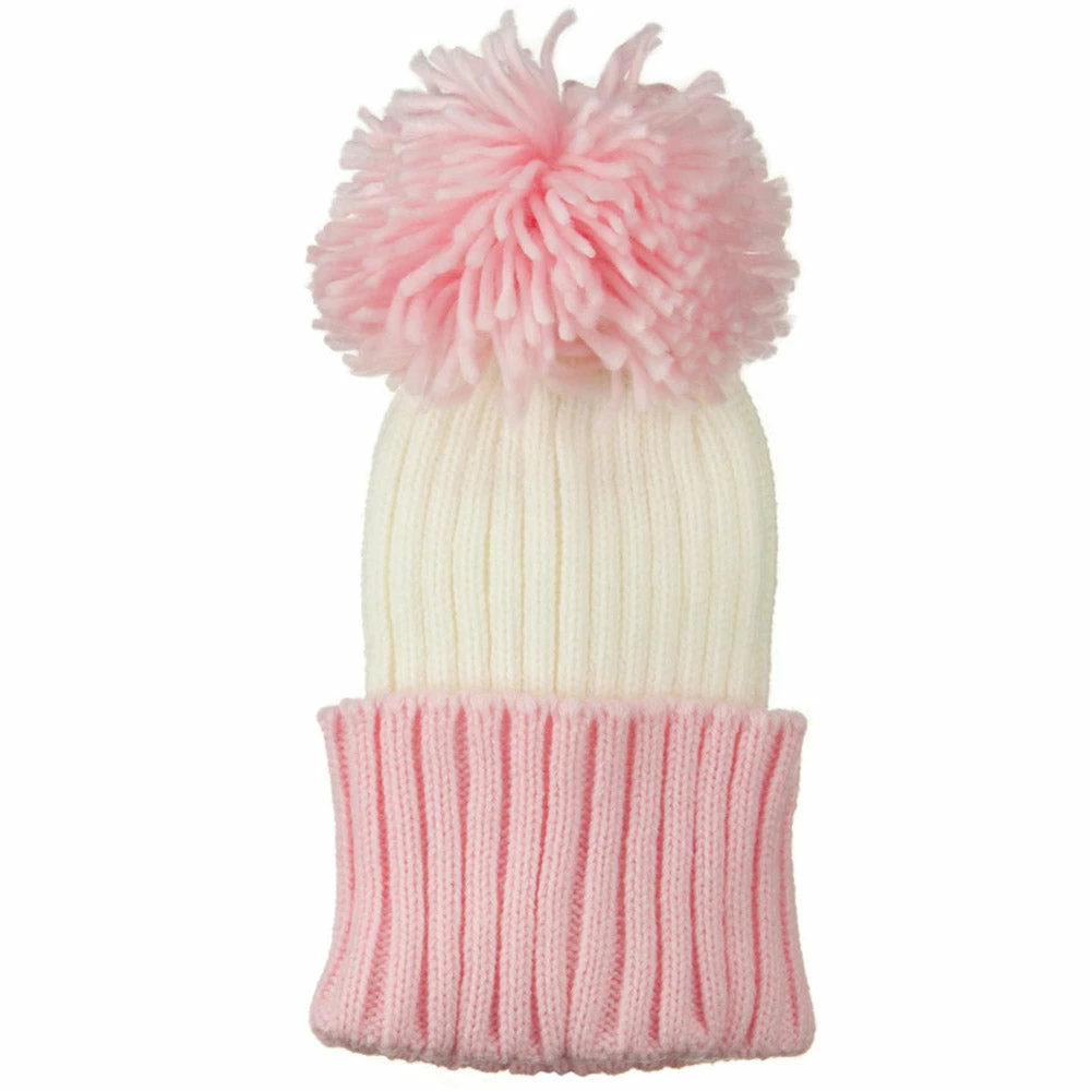 G And S Neon Knit Hat With Pom Pom - Image 23
