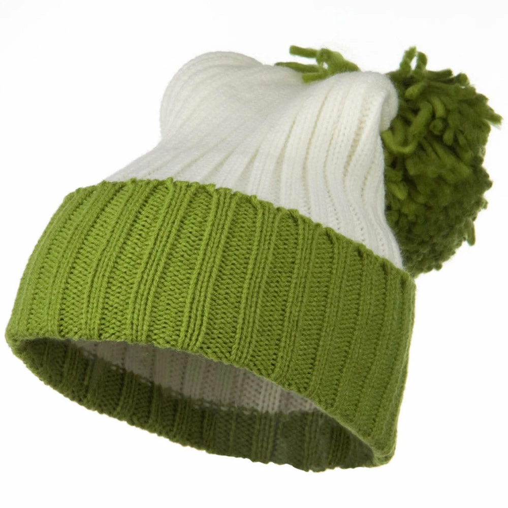 G And S Neon Knit Hat With Pom Pom - Image 26