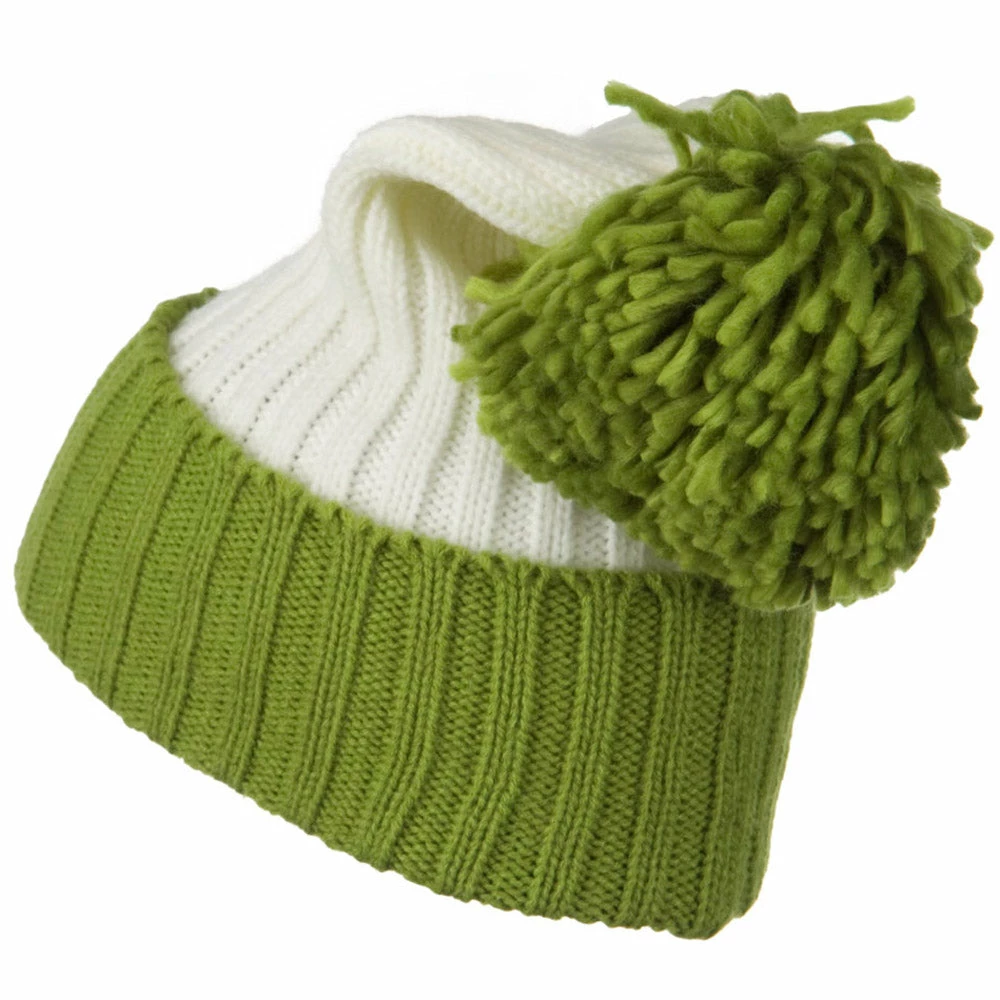 G And S Neon Knit Hat With Pom Pom - Image 29
