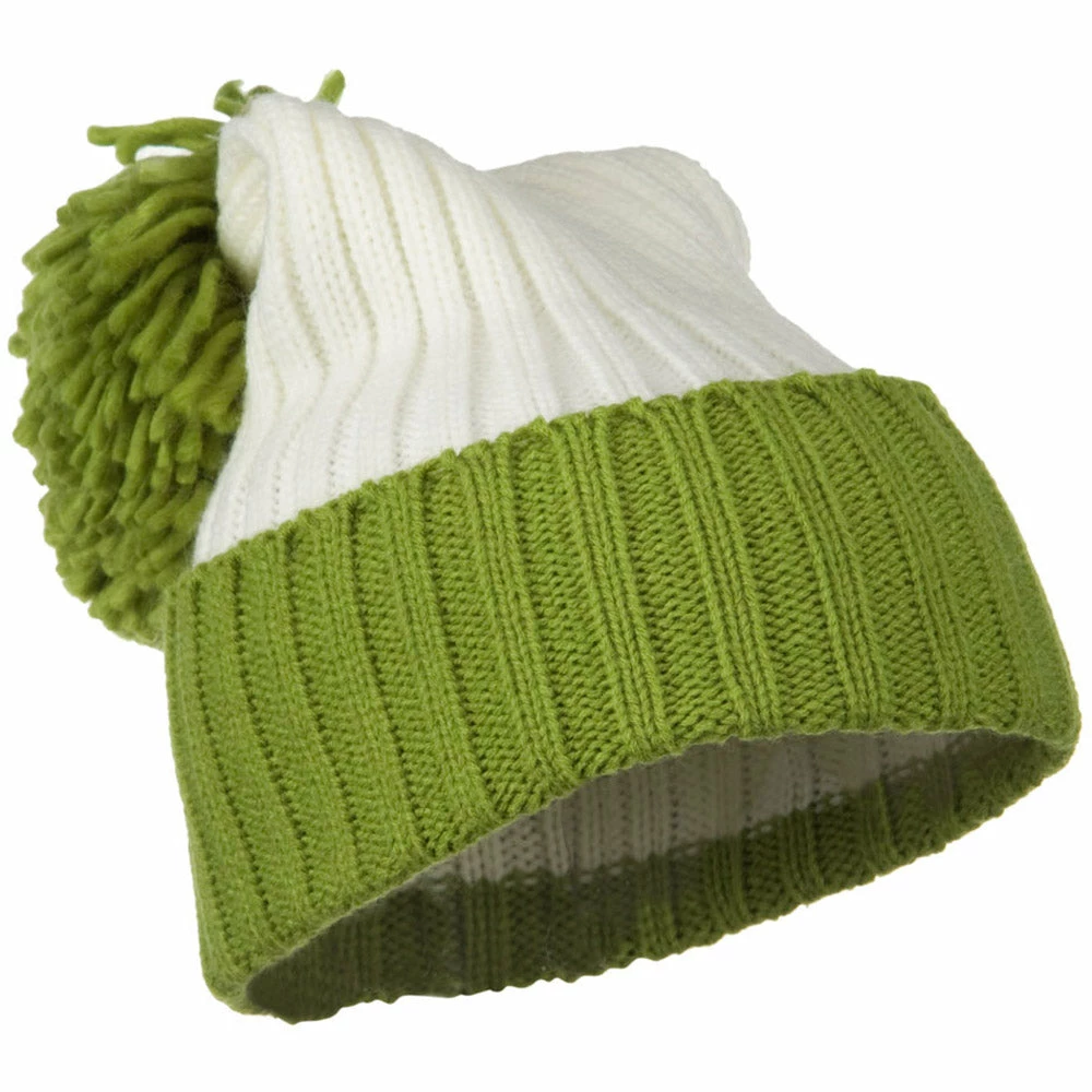 G And S Neon Knit Hat With Pom Pom - Image 28