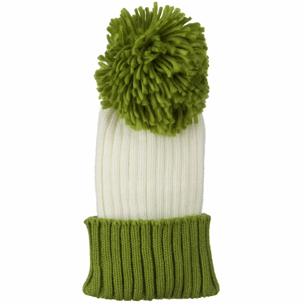 G And S Neon Knit Hat With Pom Pom - Image 30