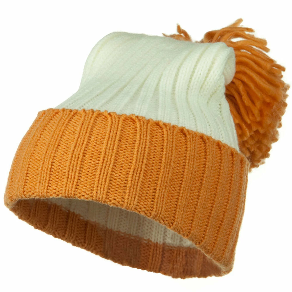 G And S Neon Knit Hat With Pom Pom - Image 31
