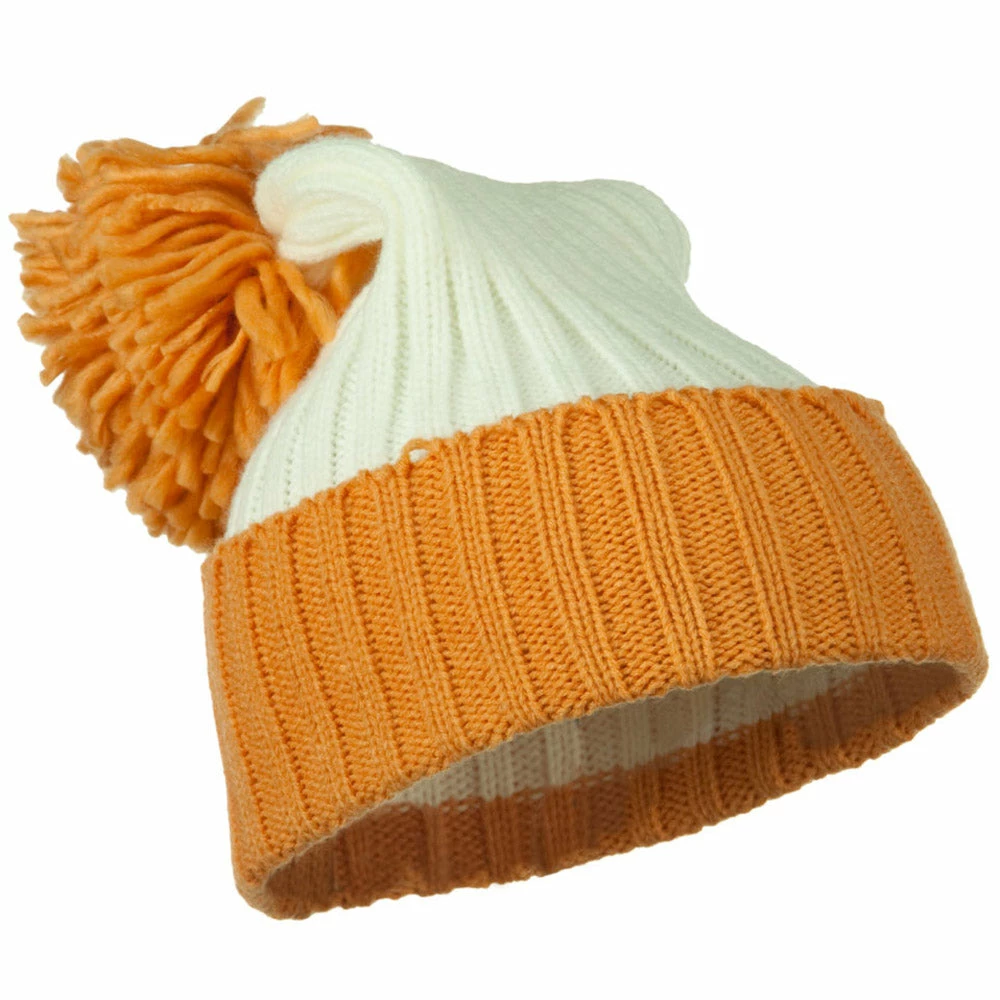 G And S Neon Knit Hat With Pom Pom - Image 35