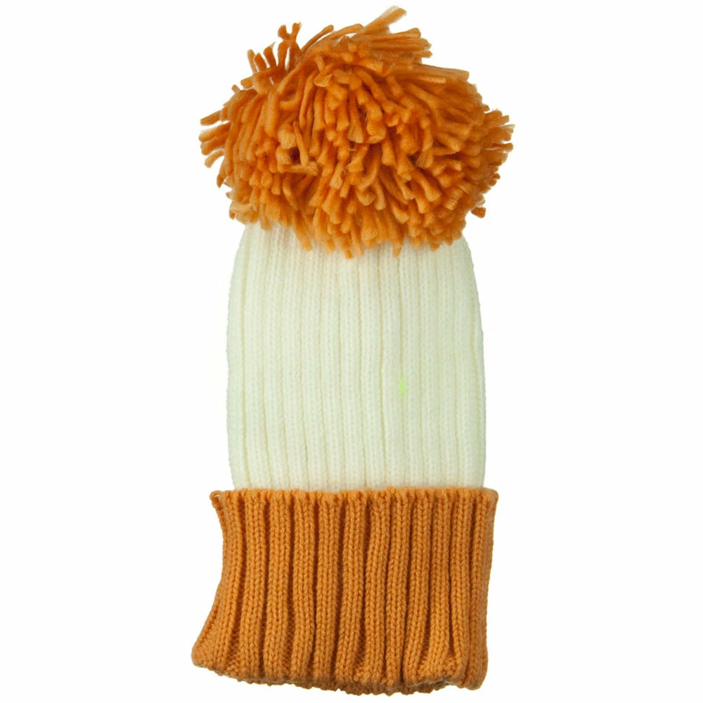 G And S Neon Knit Hat With Pom Pom - Image 34
