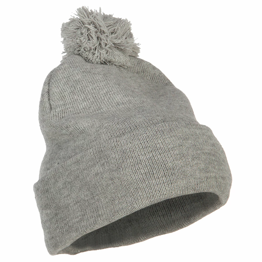MG Pom Acrylic Cuff Long Beanie - Image 14