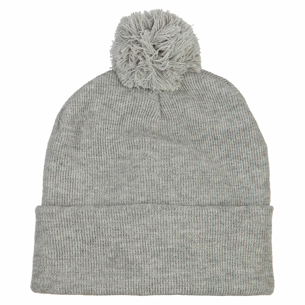 MG Pom Acrylic Cuff Long Beanie - Image 15