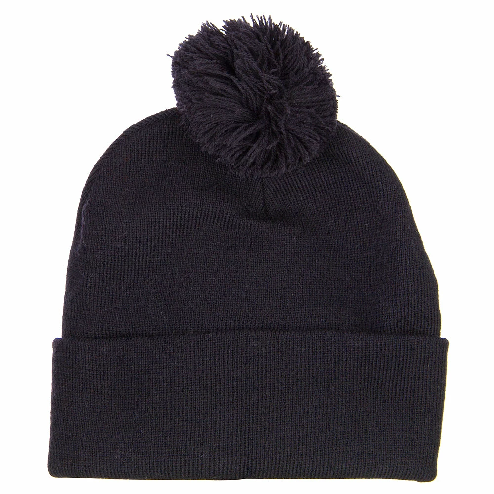 MG Pom Acrylic Cuff Long Beanie - Image 20