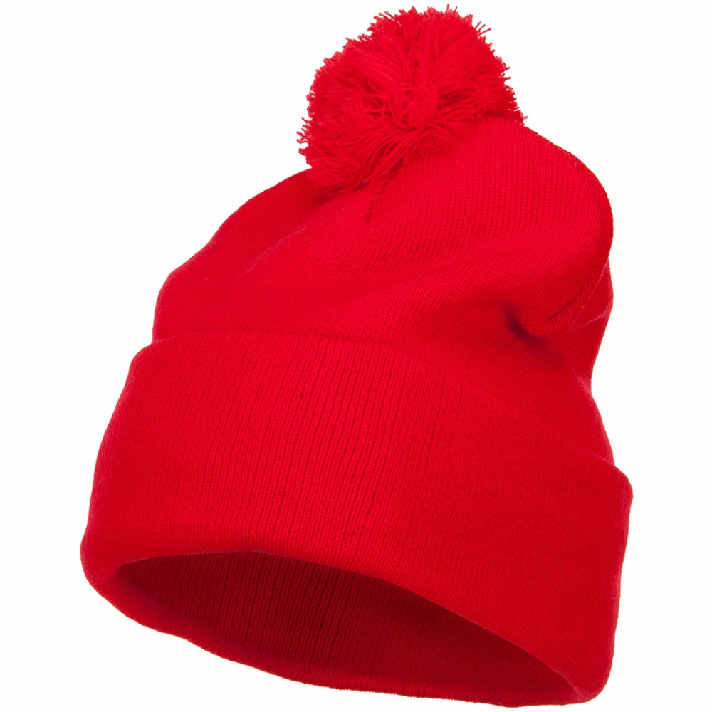 MG Pom Acrylic Cuff Long Beanie - Image 21