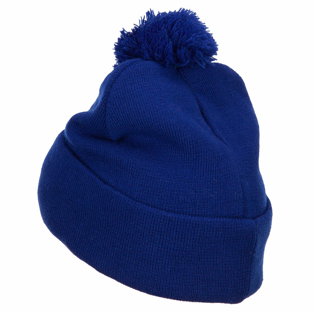 MG Pom Acrylic Cuff Long Beanie - Image 27
