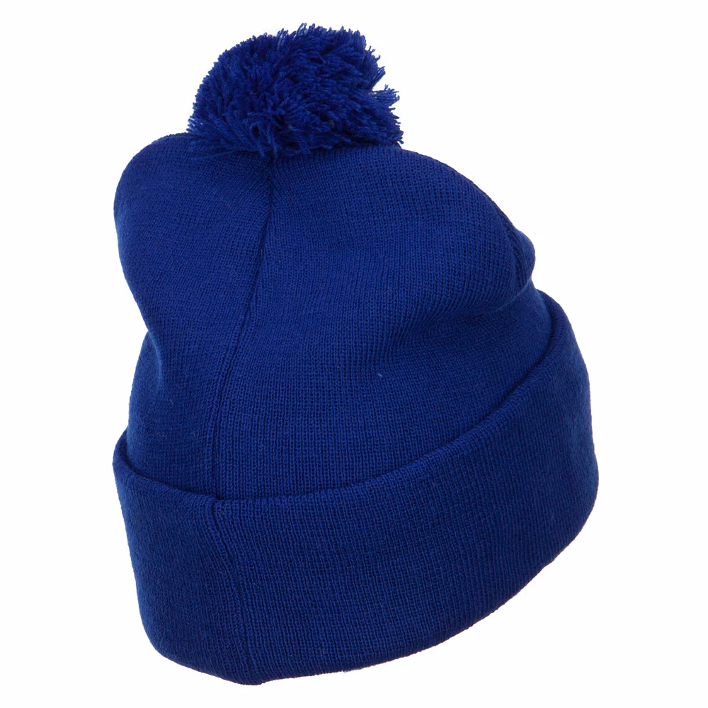 MG Pom Acrylic Cuff Long Beanie - Image 28