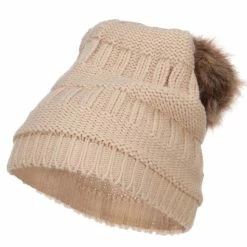 Something Special Knit Pom Beanie And Scarf Set