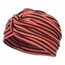 Jeanne Simmons Women's Striped Turban Hat
