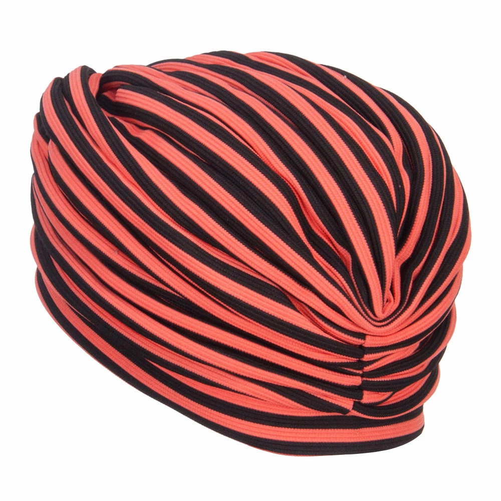 Jeanne Simmons Women's Striped Turban Hat - Image 2