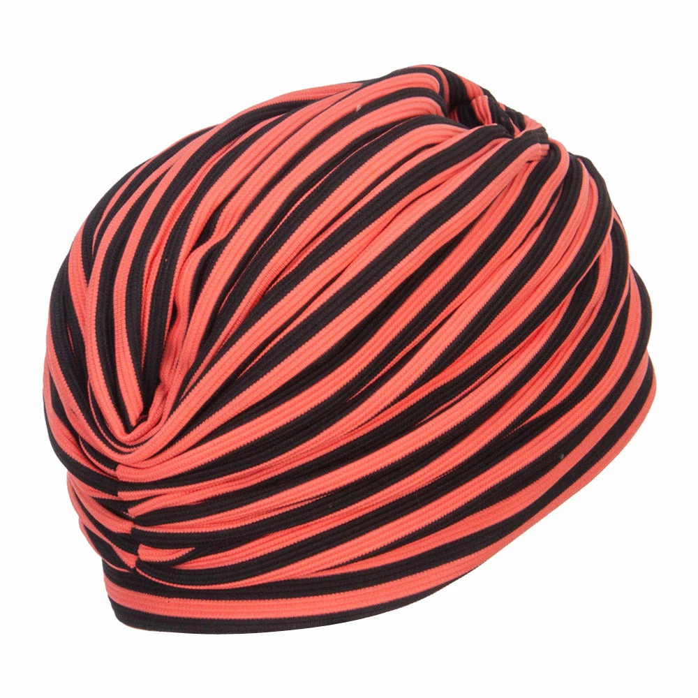 Jeanne Simmons Women's Striped Turban Hat - Image 3
