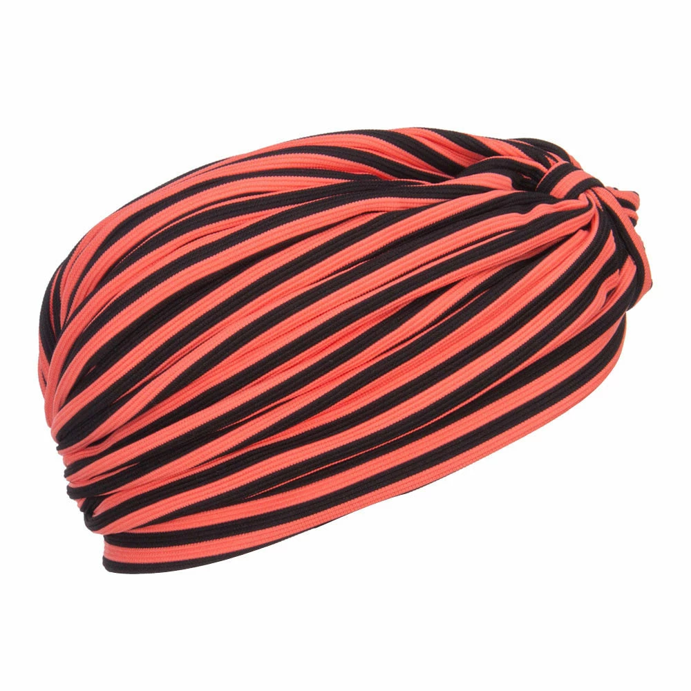 Jeanne Simmons Women's Striped Turban Hat - Image 5