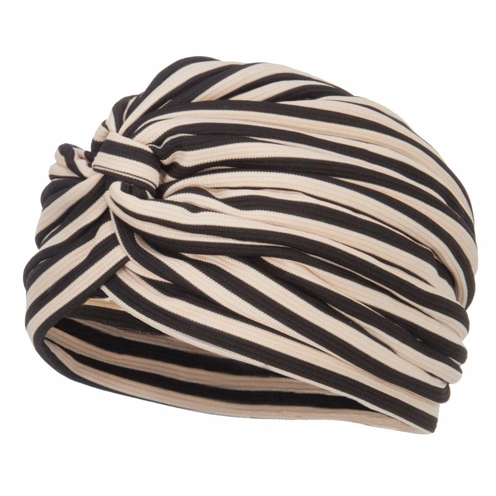 Jeanne Simmons Women's Striped Turban Hat - Image 6