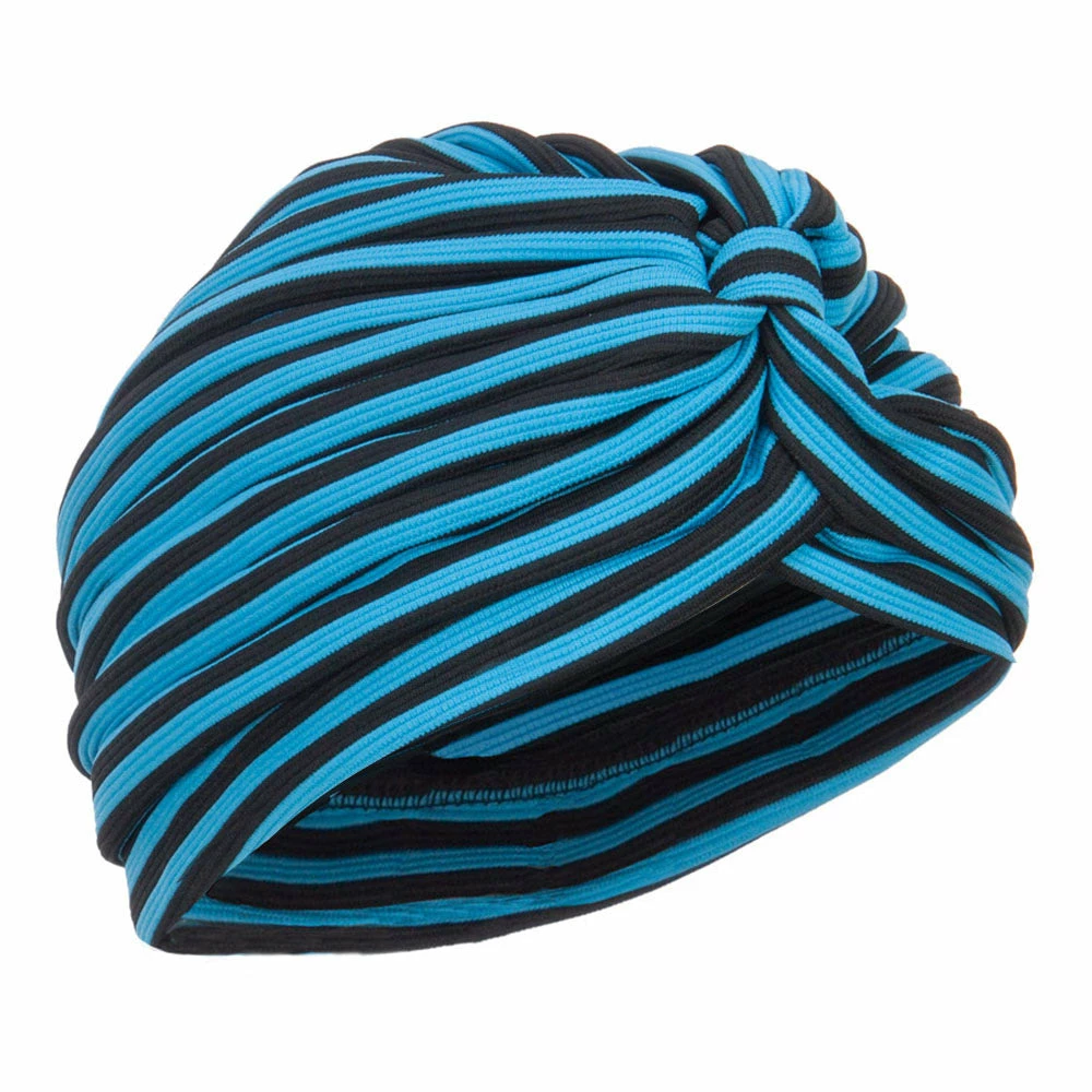 Jeanne Simmons Women's Striped Turban Hat - Image 14