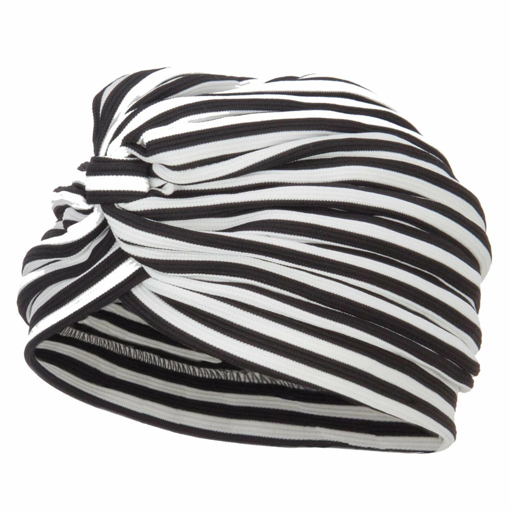 Jeanne Simmons Women's Striped Turban Hat - Image 16