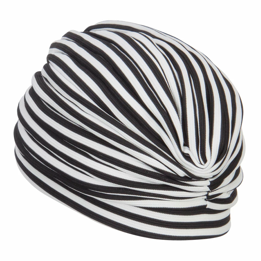 Jeanne Simmons Women's Striped Turban Hat - Image 17