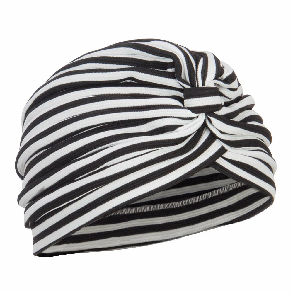 Jeanne Simmons Women's Striped Turban Hat - Image 19