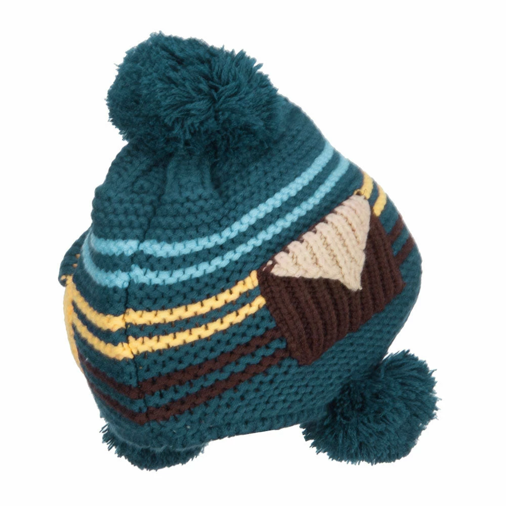 Jeanne Simmons Kid's Striped Pocket Ski Beanie - Image 3