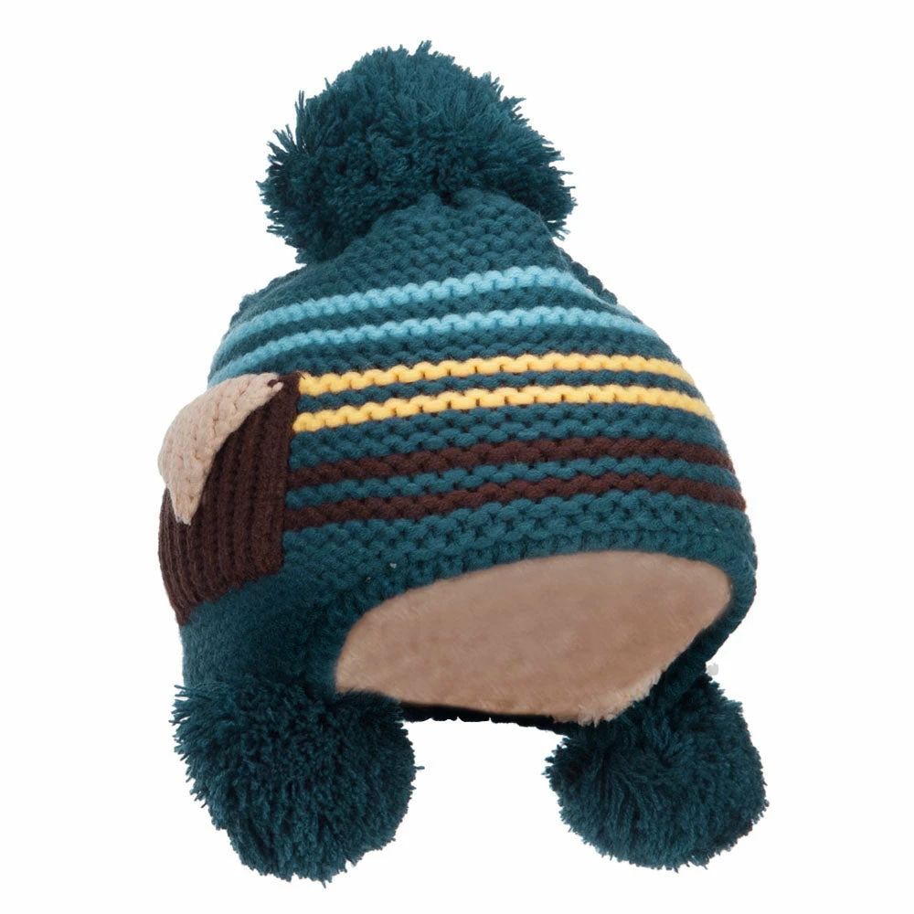 Jeanne Simmons Kid's Striped Pocket Ski Beanie - Image 4