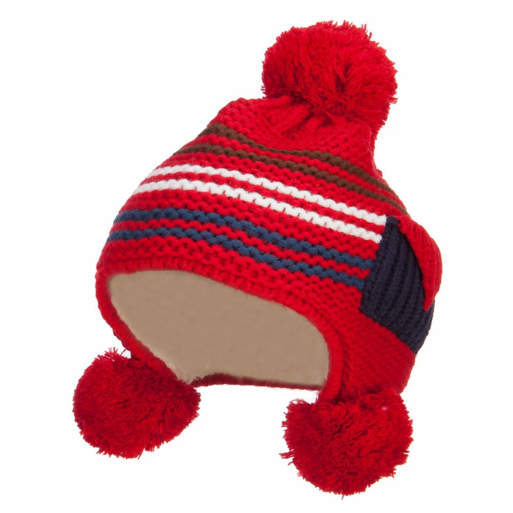 Jeanne Simmons Kid's Striped Pocket Ski Beanie - Image 6