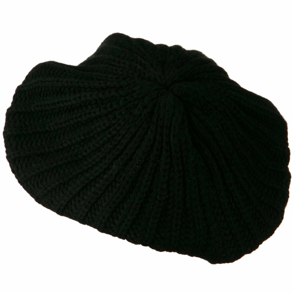 Hatiya Plain Knit Beret - Image 4