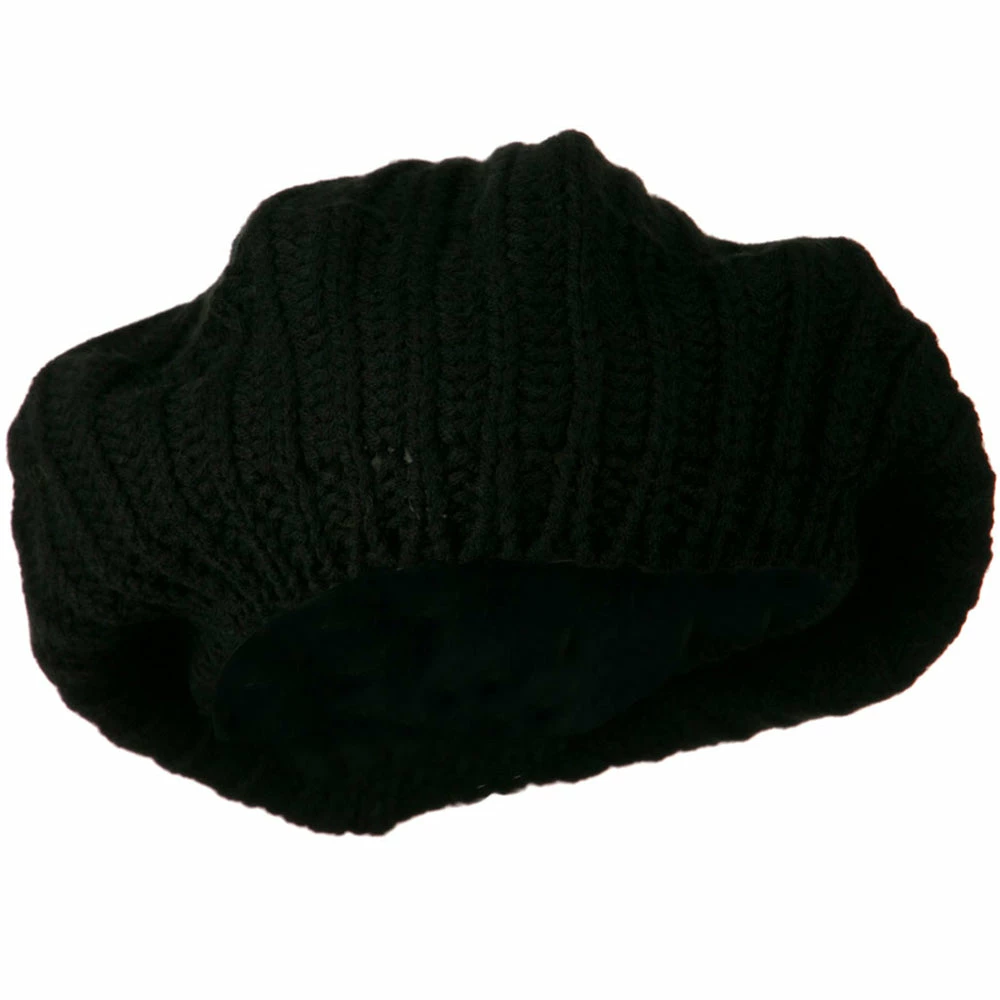 Hatiya Plain Knit Beret - Image 2