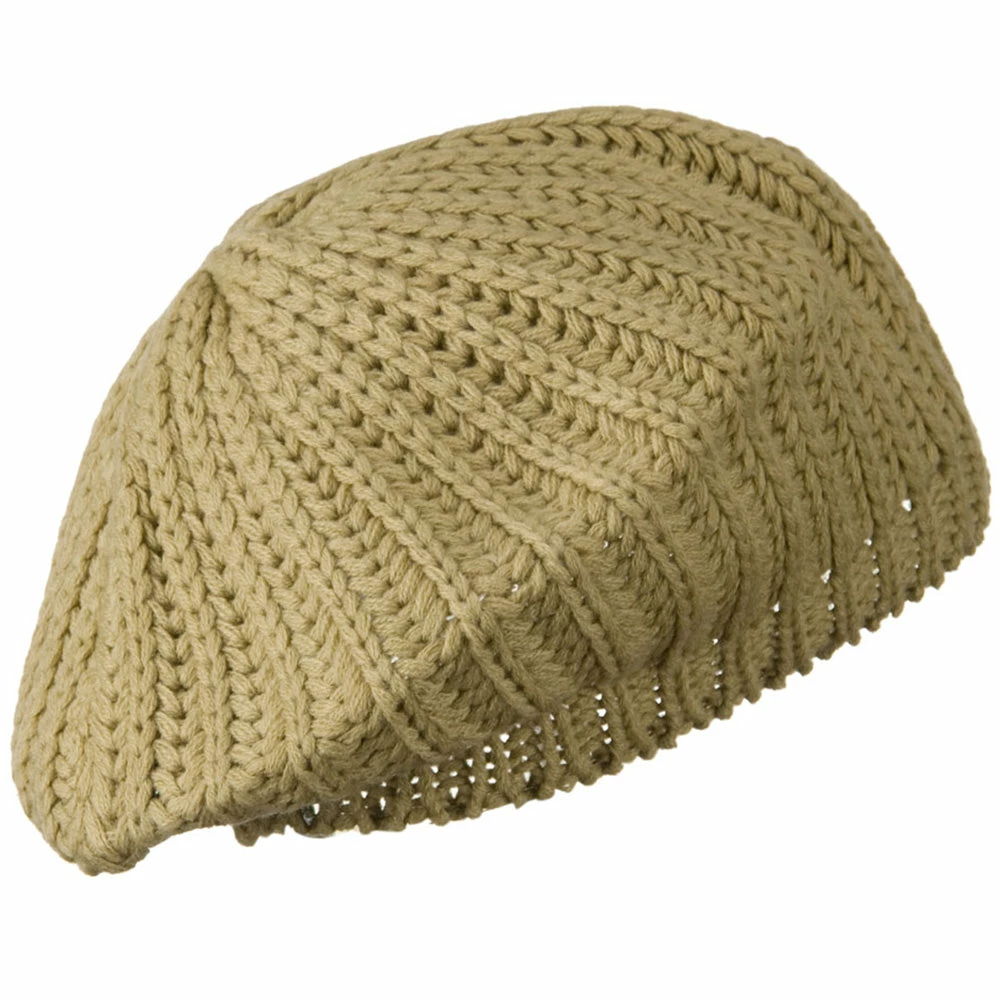 Hatiya Plain Knit Beret - Image 13