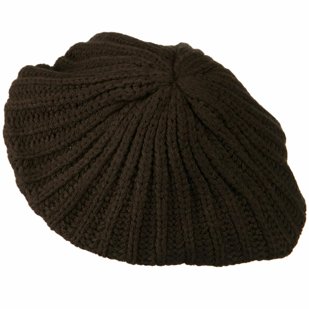 Hatiya Plain Knit Beret - Image 17