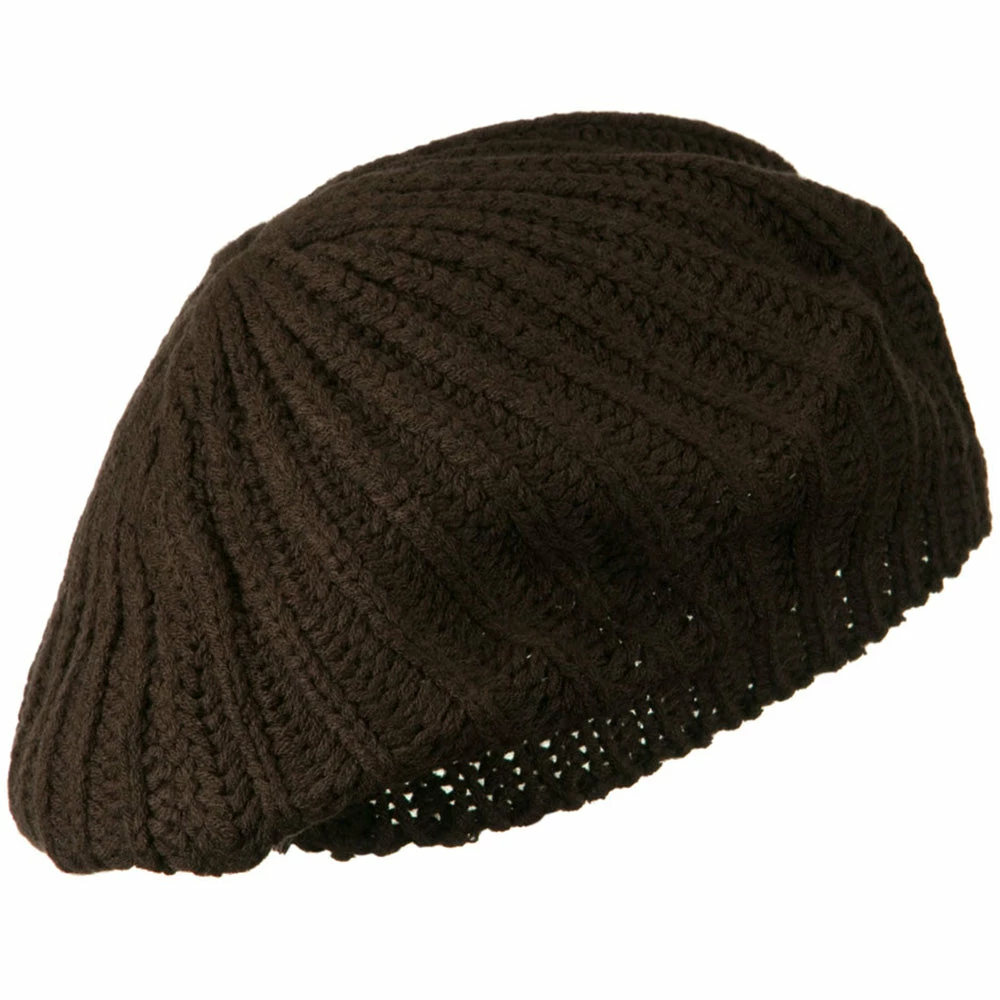 Hatiya Plain Knit Beret - Image 18