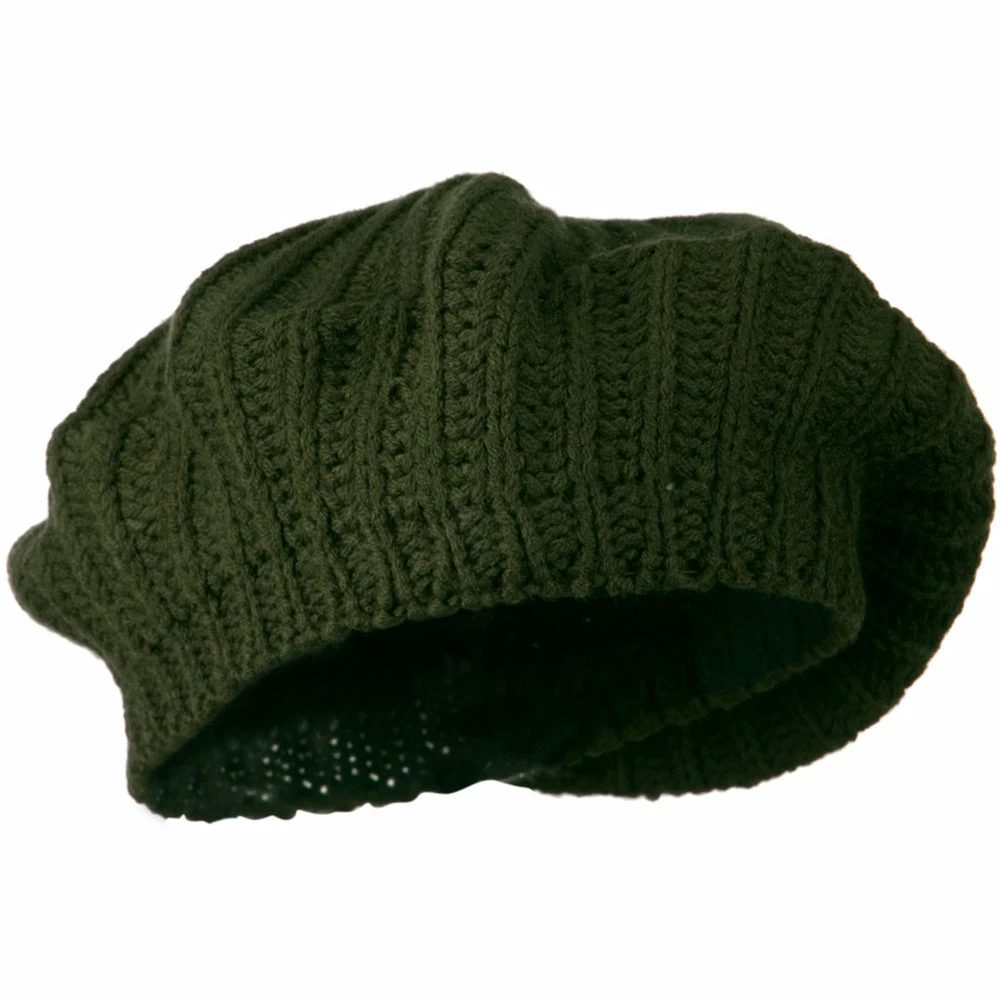Hatiya Plain Knit Beret - Image 22