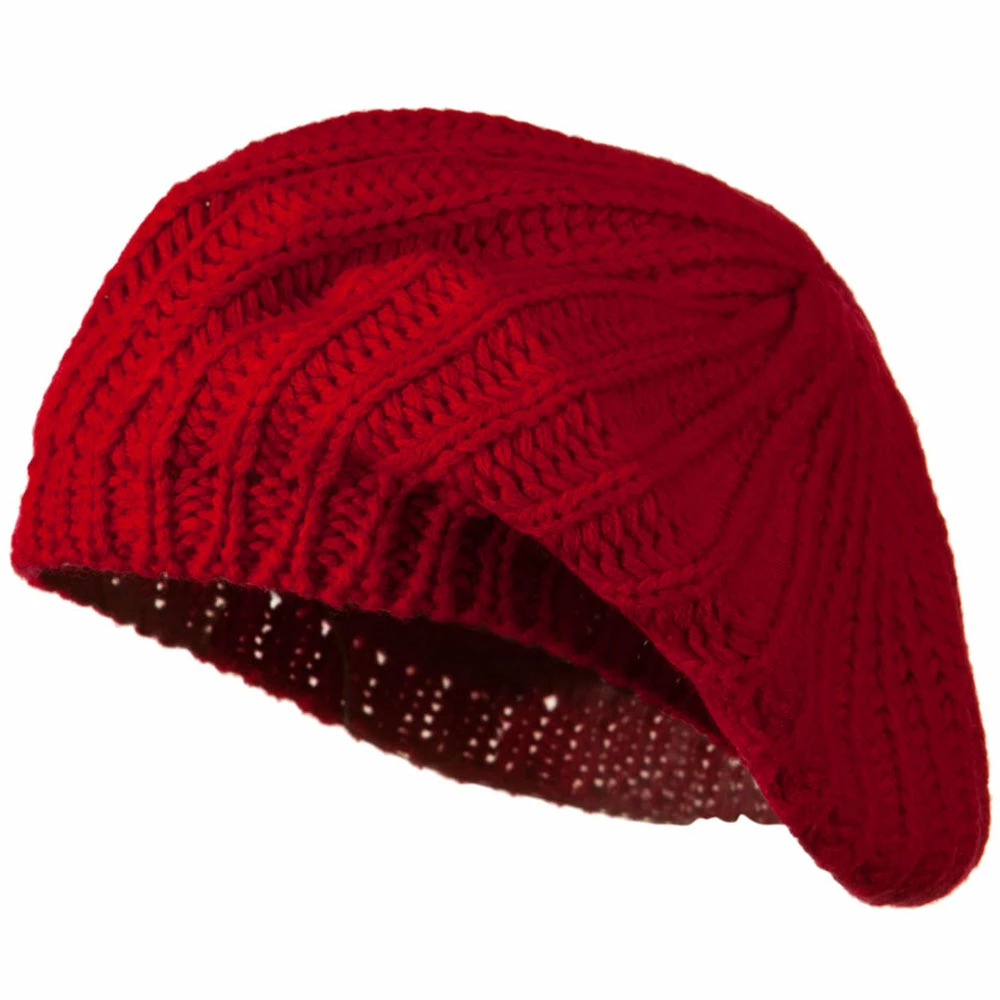 Hatiya Plain Knit Beret - Image 31