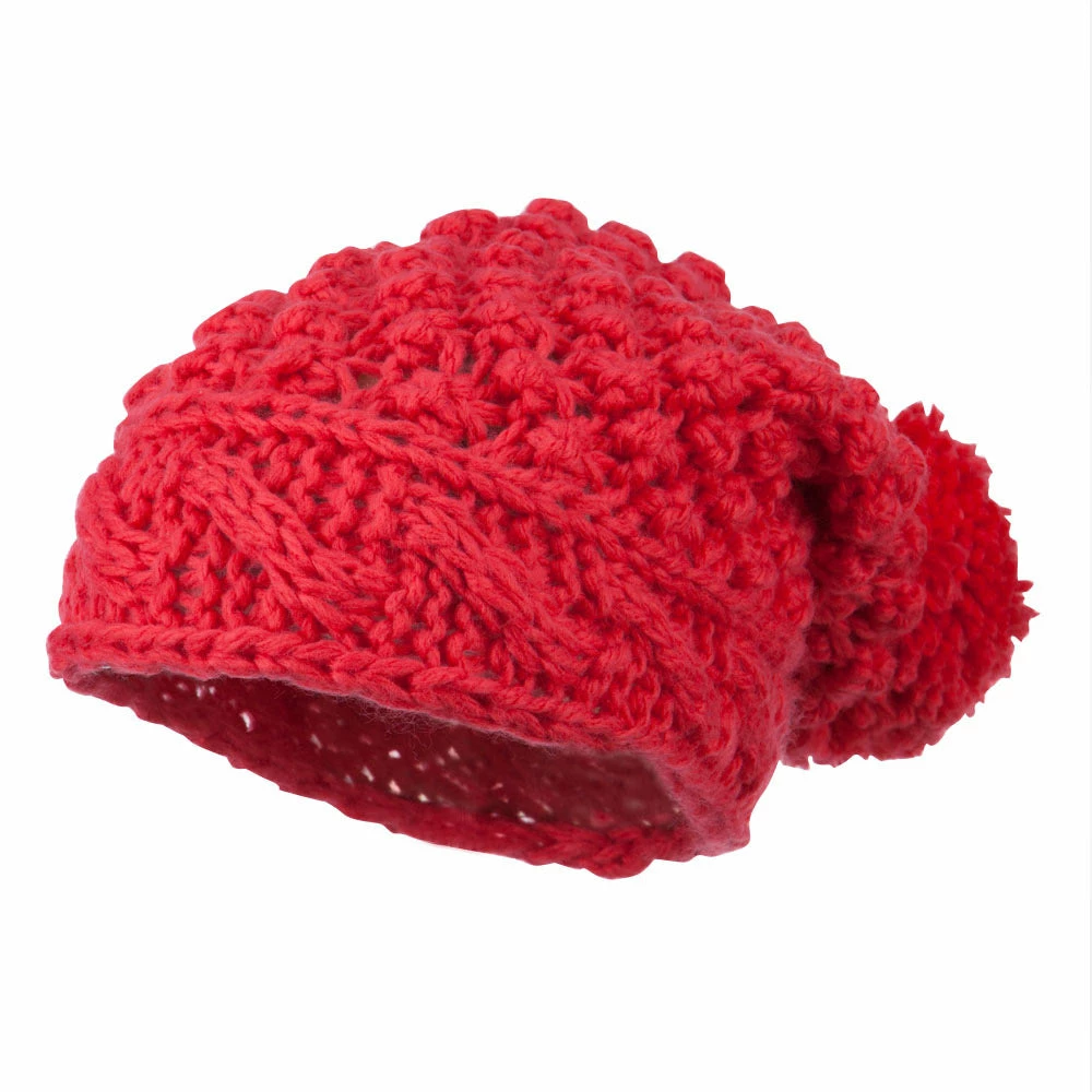 Jeanne Simmons Women's Knit Pom Deep Beanie - Image 11