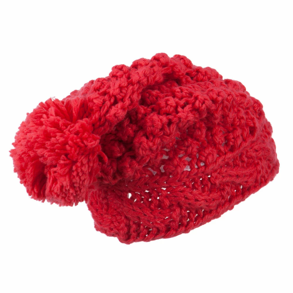 Jeanne Simmons Women's Knit Pom Deep Beanie - Image 13