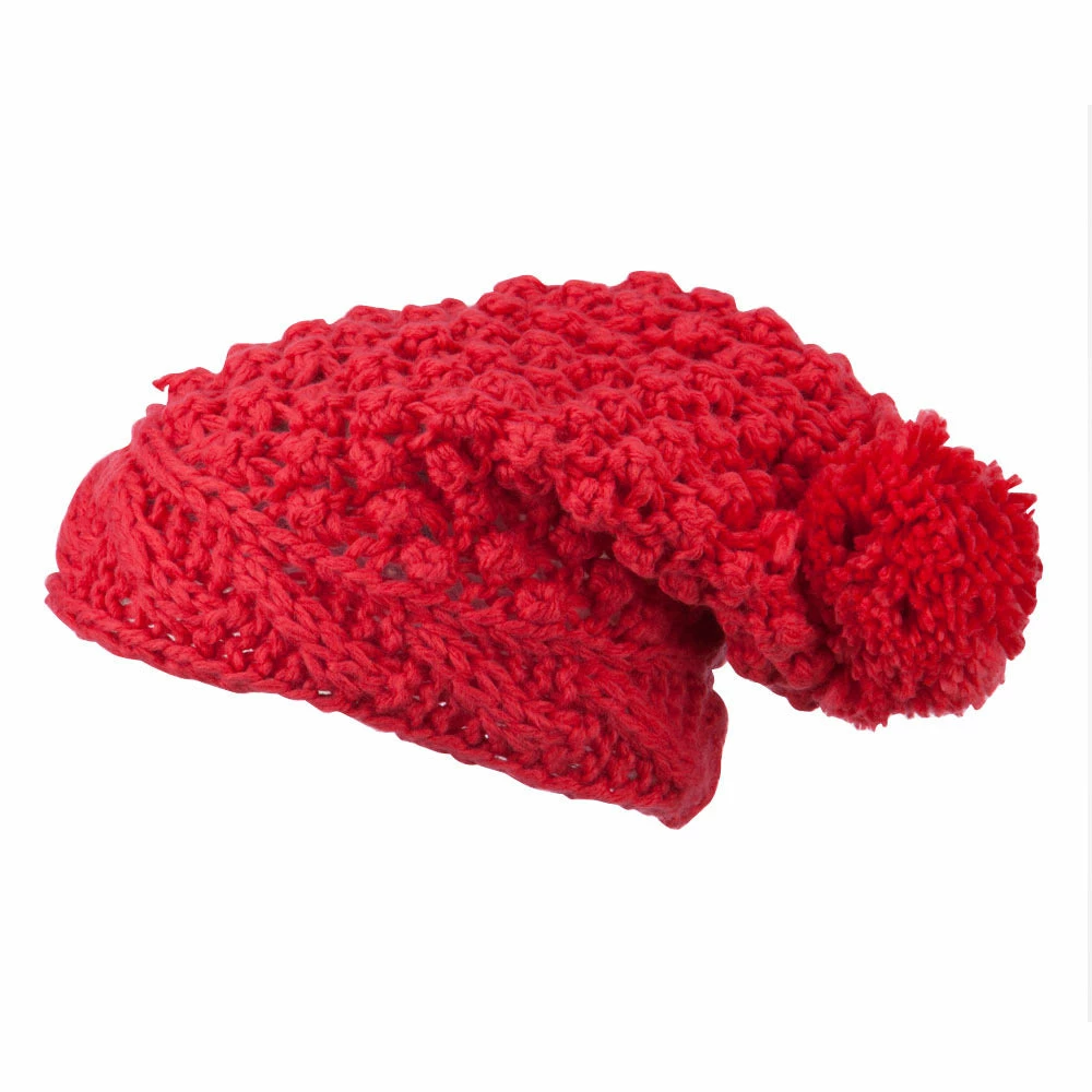 Jeanne Simmons Women's Knit Pom Deep Beanie - Image 15