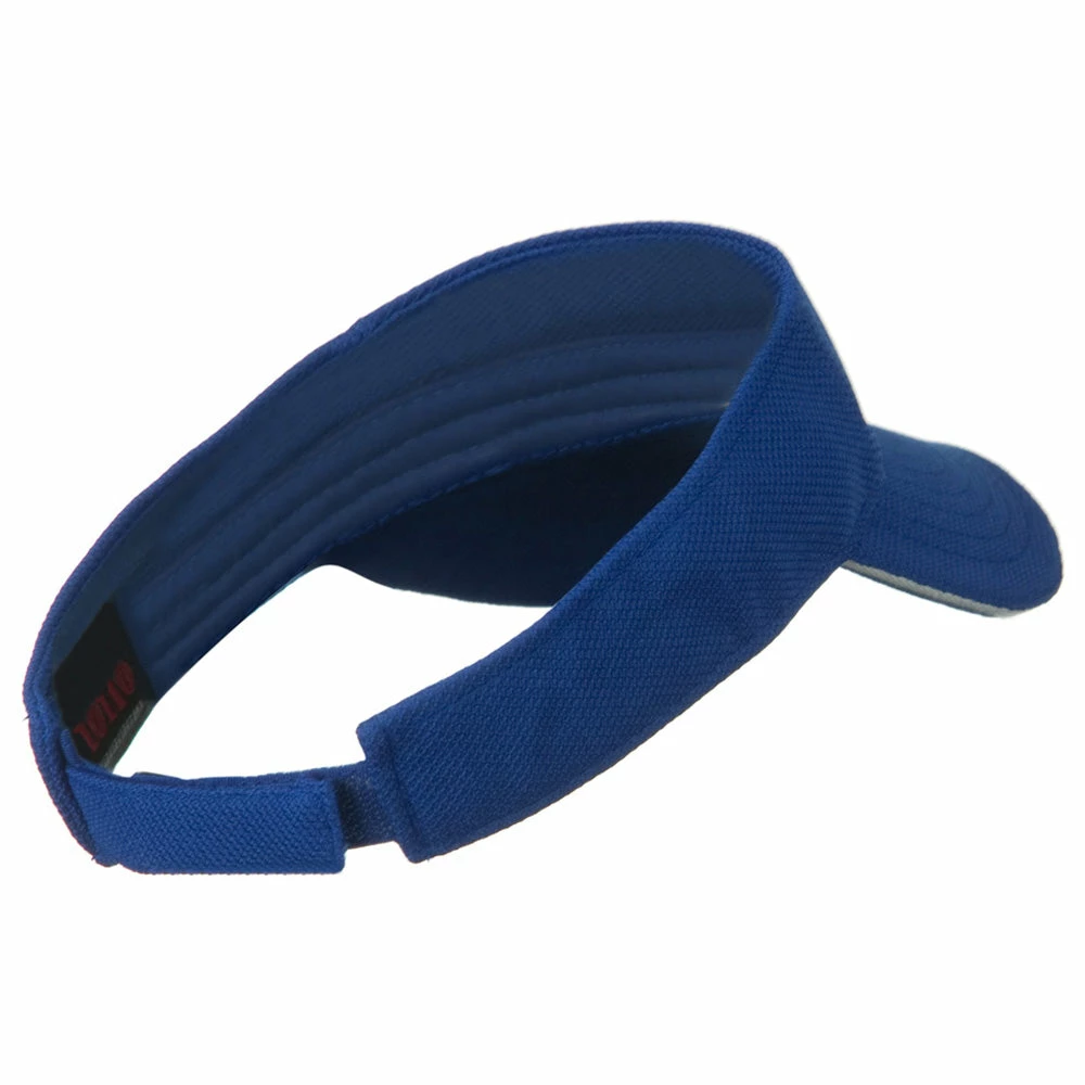 Otto Poly Pique Knit Sandwich Sun Visor - Image 24