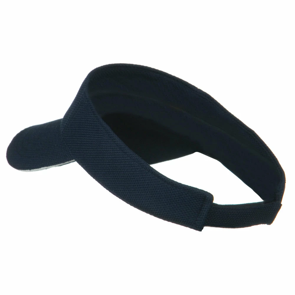 Otto Poly Pique Knit Sandwich Sun Visor - Image 9