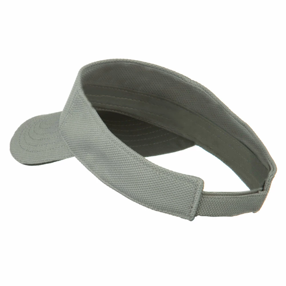 Otto Poly Pique Knit Sandwich Sun Visor - Image 13
