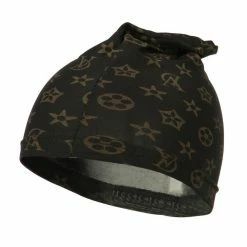 Broadway Pattern Real Fit Spandex Skull Cap