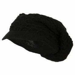 Broadway 14 Inch Rasta Style Beanie Visor