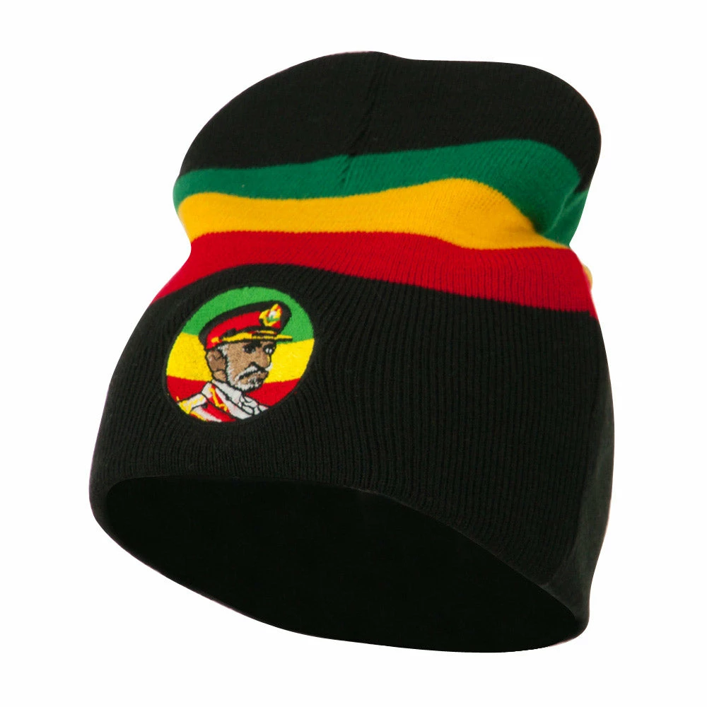 JFH Rasta Captain Embroidered Beanie - Image 7