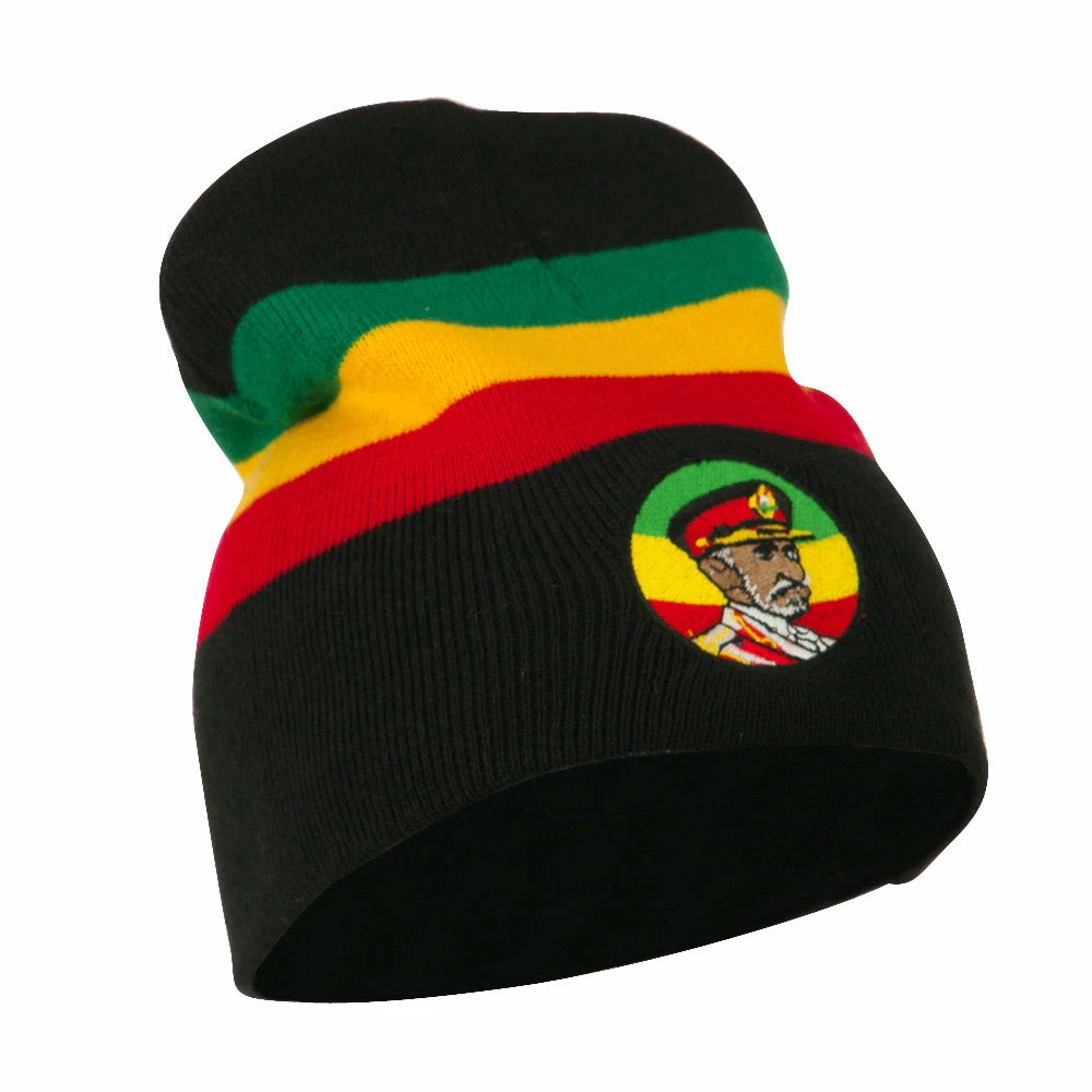 JFH Rasta Captain Embroidered Beanie - Image 10