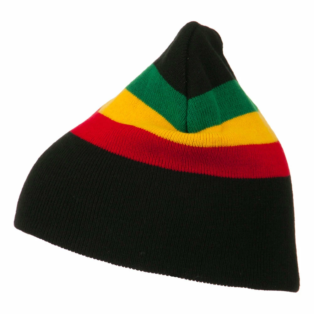 JFH Rasta Center Striped Beanie - Image 10