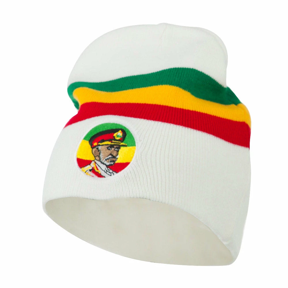 JFH Rasta Captain Embroidered Beanie - Image 12
